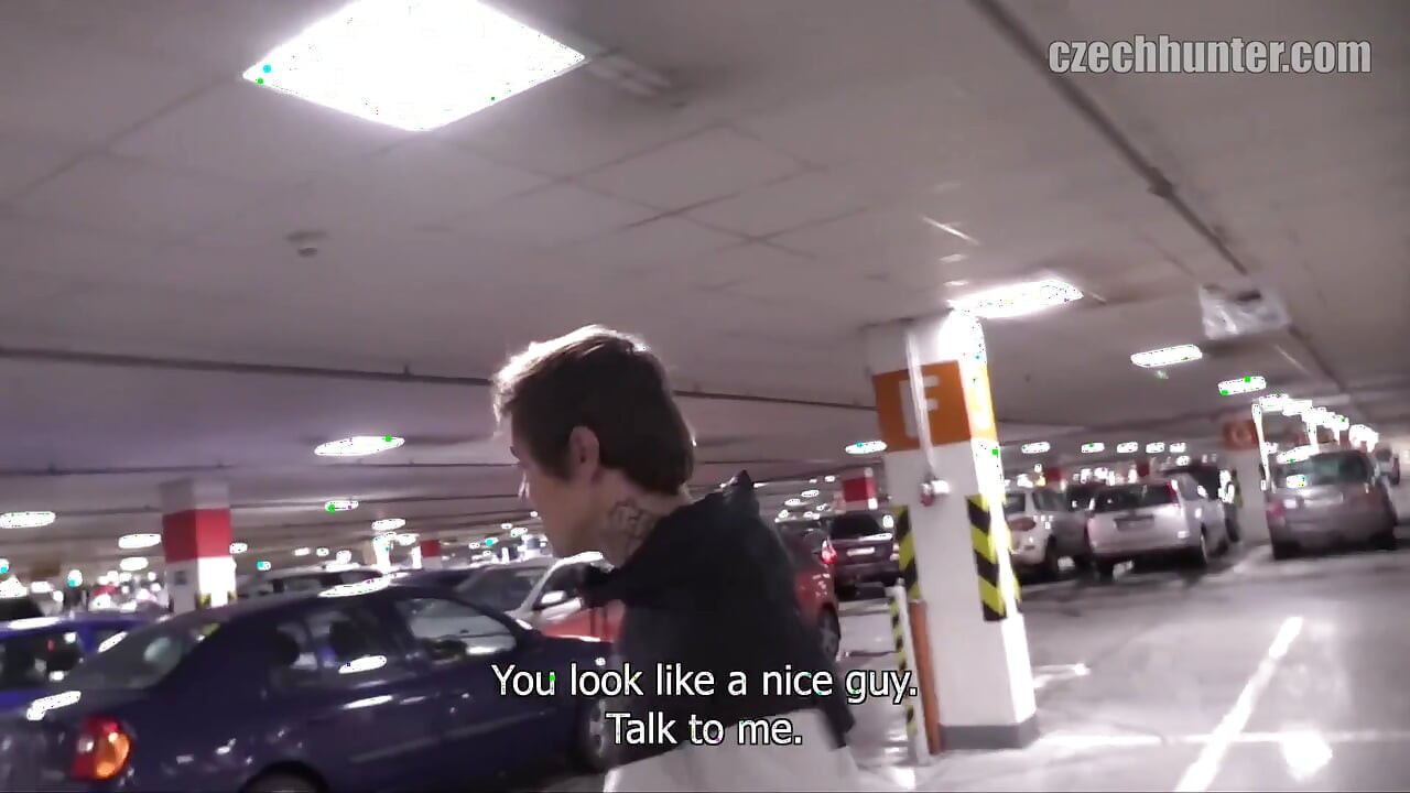 Twink Pop - Muscular Czech Hunter Coaxes Slim Twink Into Car Blowjob Finishes with Bareback Anal
