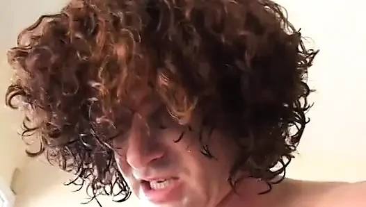 Fit stud penetrates lusty brunette's ass and drops his load in it