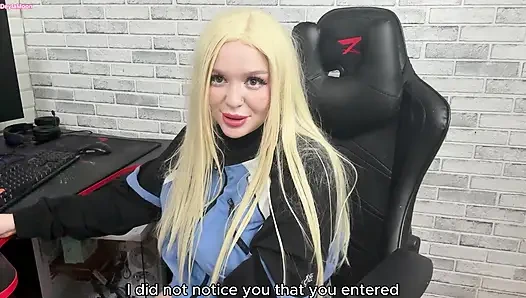 JOI: Deine stiefschwester hat deine jacke nicht zurückgeschickt und du bist gekommen, um es zu klären