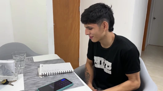 I Watch Young Latina in the Closet After Getting Out of the Shower, We End up Having a Hard Fuck