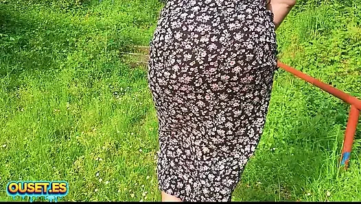 WHORE IS PICKED UP IN THE WOODS AND FUCKED
