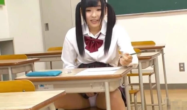 And now she's got her Teachers attention....