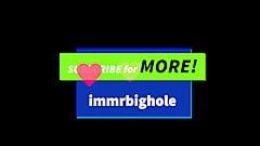 Mr Big Hole #1 - Hello World Introduction Video - Tantus Piggy Prostate Milk Ride