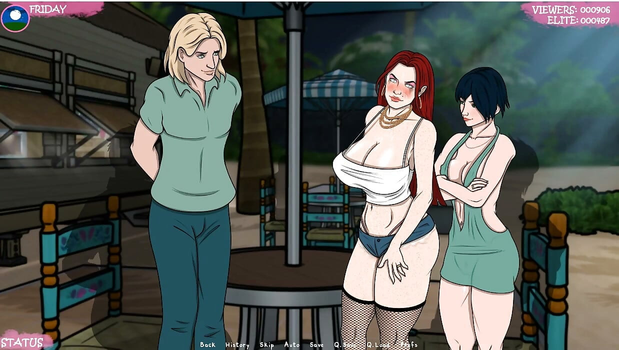 Lust Town - Gameplay - Roleplay - Amanda pracuje w barze i zostaje odsłonięta