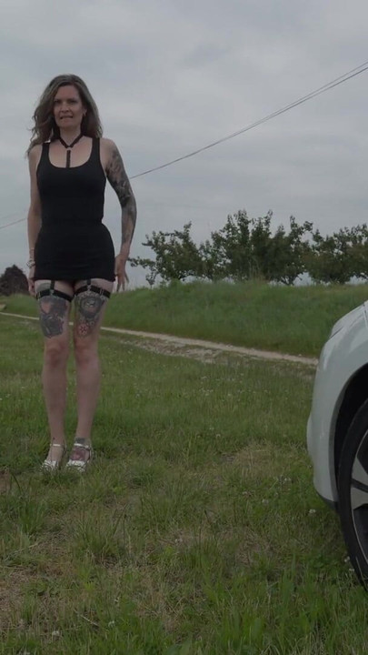 Emotional moment from "I fuck an hitchhiker who broke down"