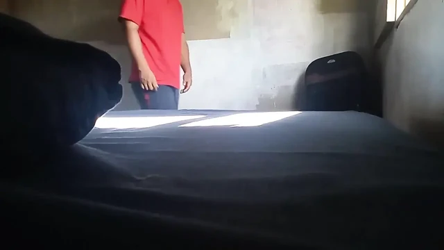 Jerking off in My Stepcousin's Room