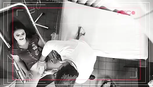 Sexy tattooed brunette gets fucked hard in the doctors office