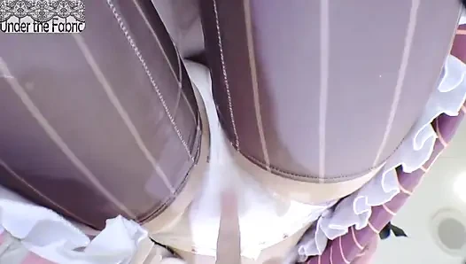 Puffy Nipple Office Lady Delivers a Playful Solo Tease