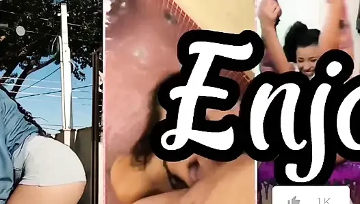 Hot Skinny Girl with Big Ass Fucking with Toy in Ass