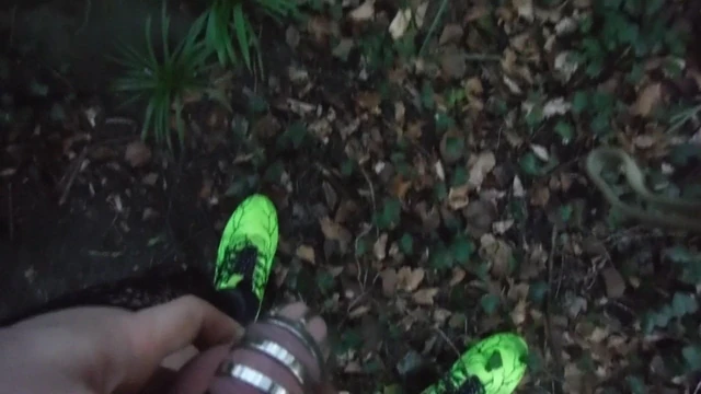 sissy amy out side peeing in chastity