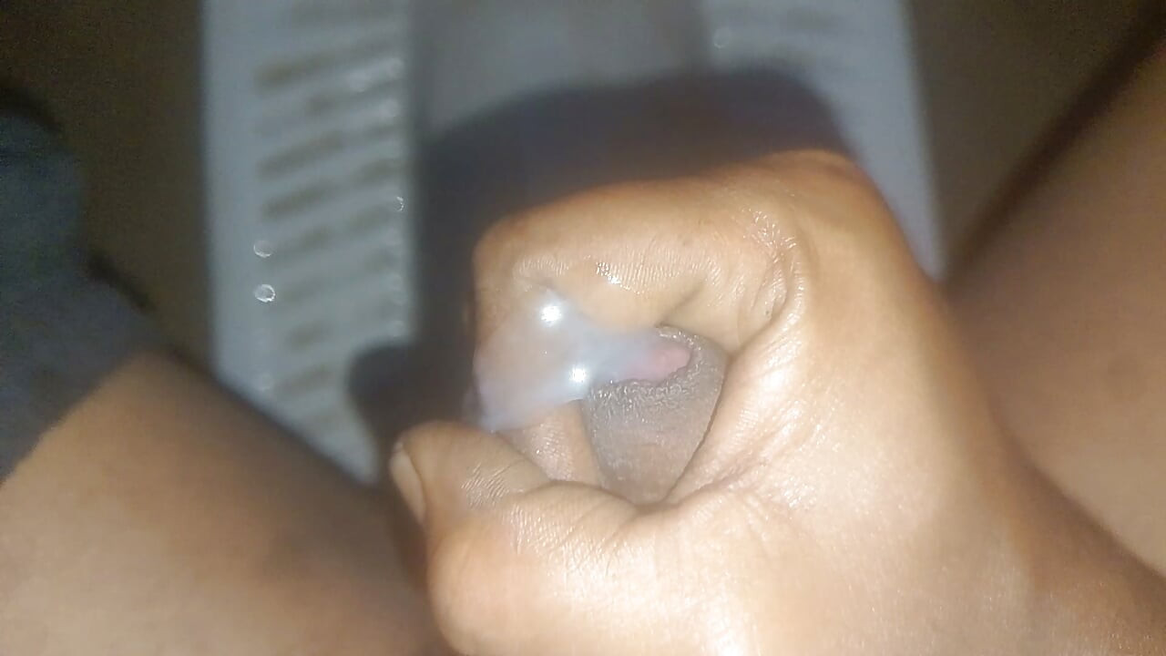 Handjob in bathroom