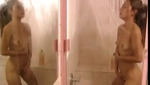 Young Asian Touches Her Pussy and Takes a Sensual Shower