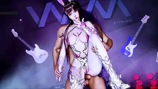 Kızıl tanrıça alevi: sanal güzellik - 3 boyutlu animasyon hentai