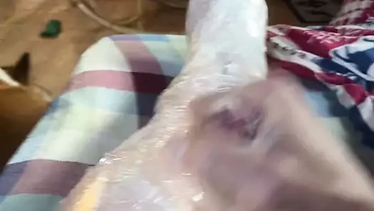 Plastic wrapped