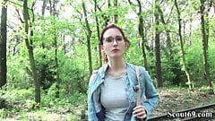 Exploradora alemana - adolescente pelirroja de la universidad lia en casting público