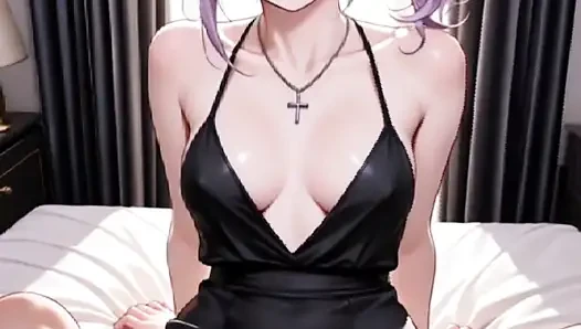 Hentai anime - ich will, dass du mich besser fickt, als mein ehemann mich vor vergnügen stöhnt