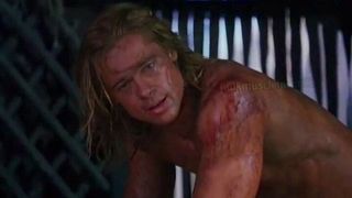 O corpo sexy de Brad Pitt - filme troy