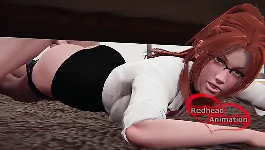 Мачеха застряла и трахнула под кроватью