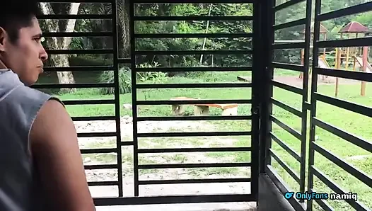 I Find a Cute Latina Exercising and I Invite Her to Fuck