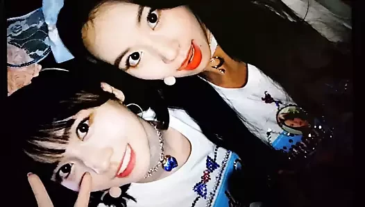 İki kez momo ve chaeyoung boşalmak haraç