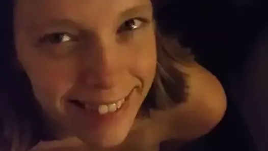 Wife gives head and facial