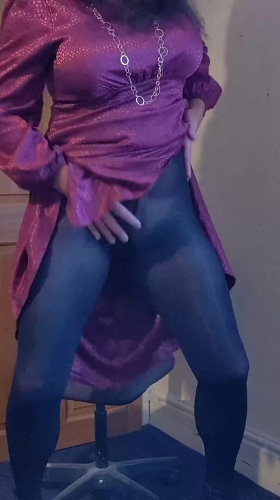 Memorable moment from "Cum in Tights"