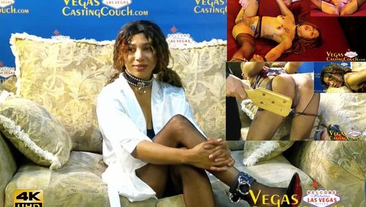 Tatianna - gemengd heet zwart - eerste bdsm - casting in Las Vegas