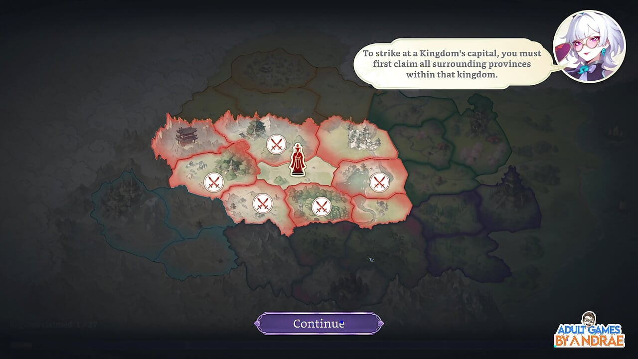 Harem Fantasy - The Concubine War Gameplay Part 1 – Sex with his Concubines