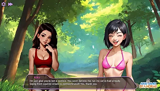 EP2: Без фап-острова геймплей - открытие Julieии в лесу