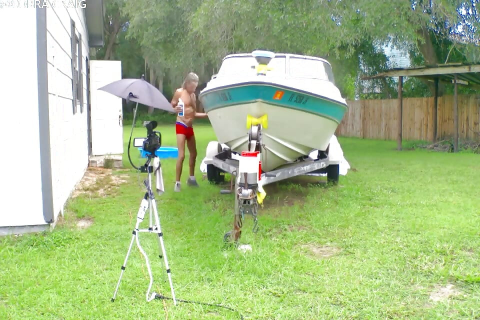 9-22-26 SHORT SHORTS NICE AZZ TIME LAPSE FINISH RESTORATION REDNECK BOAT POOL.