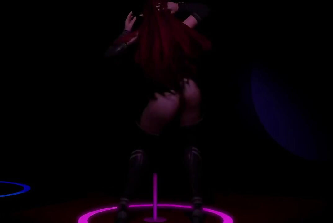 Red Hot Succubus Demon Girl Pole Dancing - 3D πορνό