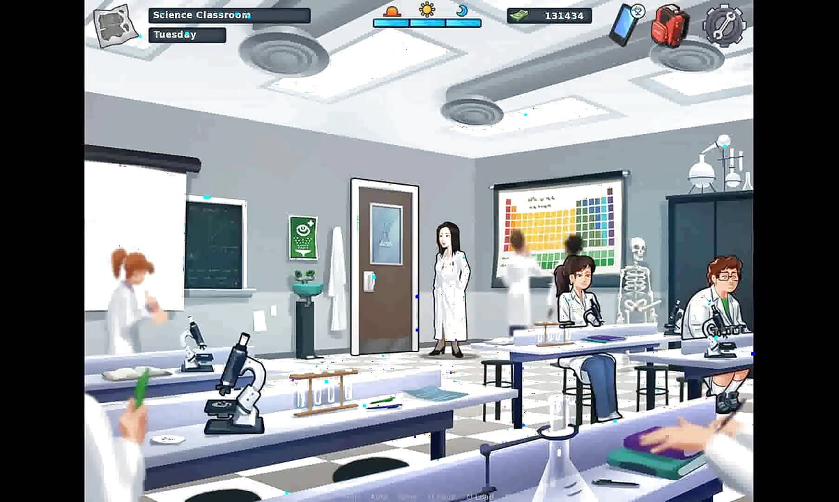 Summertime saga: Japanese professor fucks her student in her office for a good grade ep 195