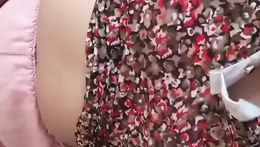 She Plays Her Excited Pussy Well Her Well Excited with in Musterbation in Bath room with bog boobs