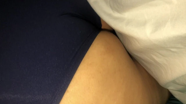 My gf blue panties