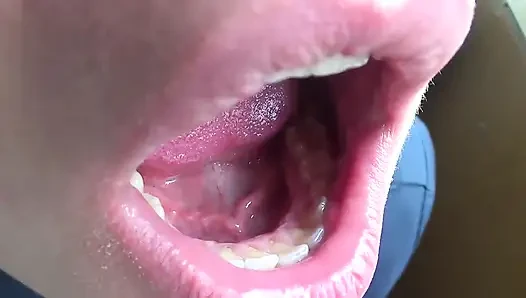 Kate open her mouth wide for you