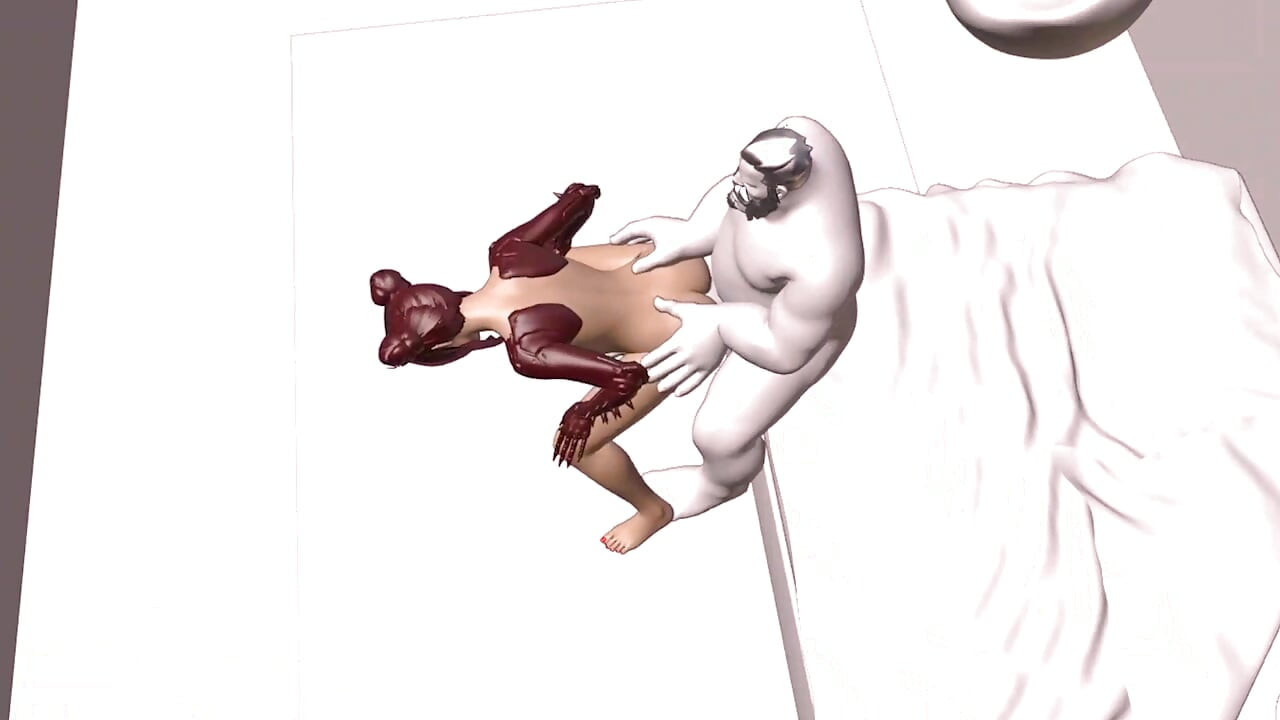 3D Adult Sex Animation Goddess High Fashion Character Render