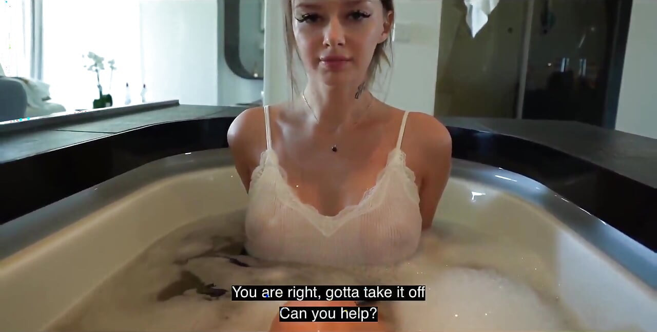 Letting Stepsister in the Jacuzzi - What Could Go Wrong? (cum All Over Her Face)