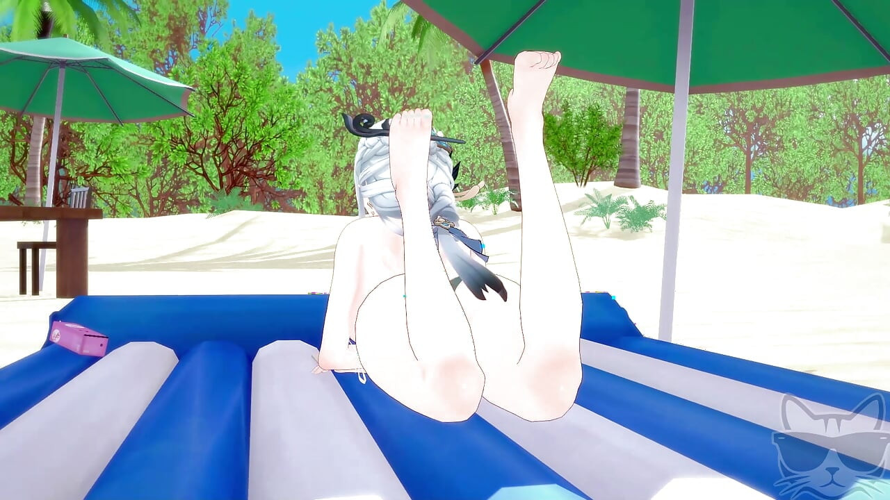 Yelan x Shenhe at the beach (genshin impact) P1 STORY
