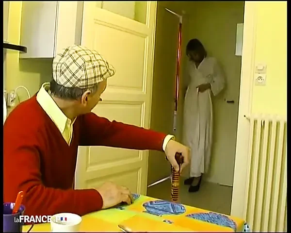 A Pretty Wife Offers to a Grandfather in Front of Her Husband!