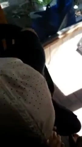 Gettin my meat sucked on his back porch