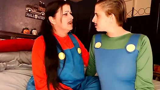 Lesbian Kissing Halloween Cosplay