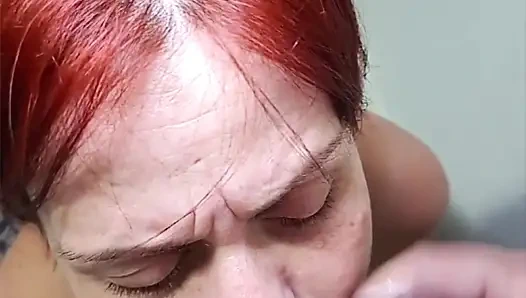 Рыжая Кам-модель Доказывает, Что Она - Королева Глубокой Глотки