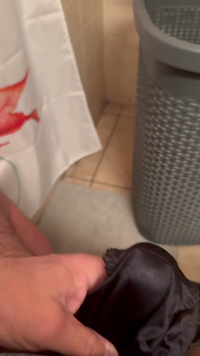 Satin granny panties compilation | Clip 1