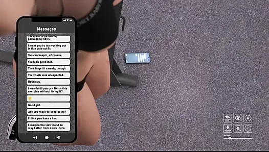 Шаги De Bauchery 41, я действительно узнал, кто такой мистер Х, делая задание в спортзале