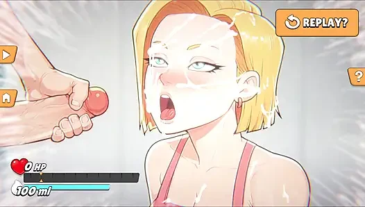 Android 18 Передачи глубоко - Android 18 оставляя Krillin сухим
