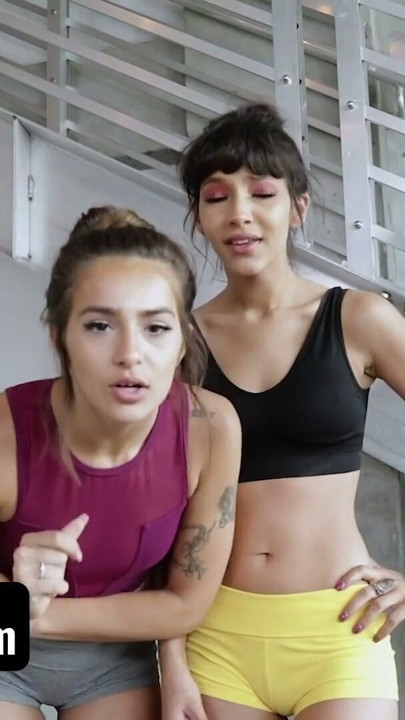 SisLovesMe - Sultry Latina Stepsisters Kitty Carrera And Sofie Reyez Share Their Stepbro's Big Dick | Clip 1