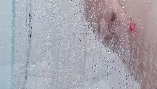 hot in the shower, I didn't know I was recording