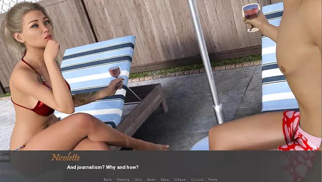 Angel of innocence: me and my sexy boss by the pool ep 10