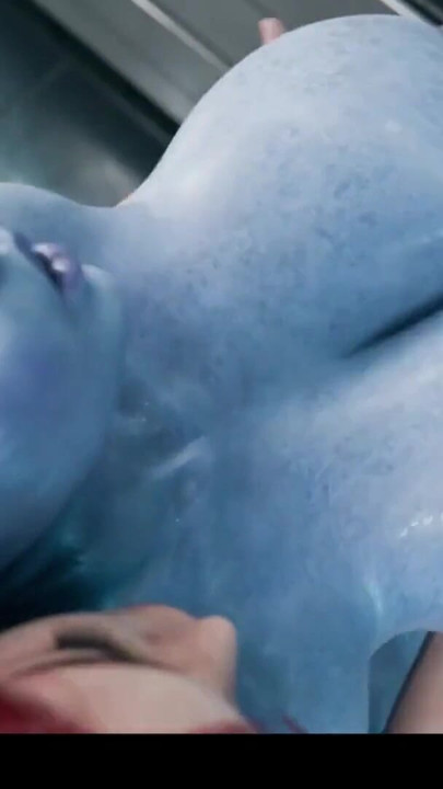 Liara T'Soni Hardcore Gangbang in Women's Bathroom | Clip 1