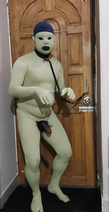 Monkey Mask man penis porn